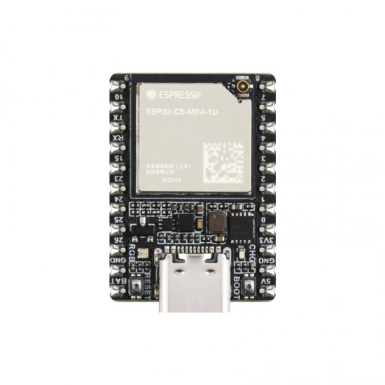 Waveshare ESP32-C5 Mini Dual-band Wi-Fi 6 Development Board, 240MHz Single-core Processor, Onboard ESP32-C5-MINI-1 Series Module - External FPC Antenna - Solder Version Waveshare ESP32-C5 Mini Dual-band Wi-Fi 6 Development Board, 240MHz Single-core Processor, Onboard ESP32-C5-MINI-1 Series Module - External FPC Antenna - Solder Version