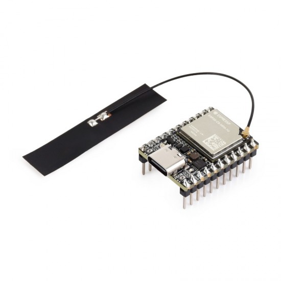 Waveshare ESP32-C5 Mini Dual-band Wi-Fi 6 Development Board, 240MHz Single-core Processor, Onboard ESP32-C5-MINI-1 Series Module - External FPC Antenna - Solder Version Waveshare ESP32-C5 Mini Dual-band Wi-Fi 6 Development Board, 240MHz Single-core Processor, Onboard ESP32-C5-MINI-1 Series Module - External FPC Antenna - Solder Version