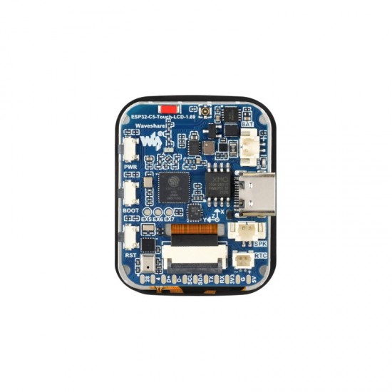 Waveshare ESP32-C5 1.69inch Touch LCD Development Board, 240 × 280 Pixels, Dual-Band Wi-Fi 6 / Bluetooth 5 (LE) / Thread / Zigbee, Supporting AI Voice Interaction [Battery Not Included]