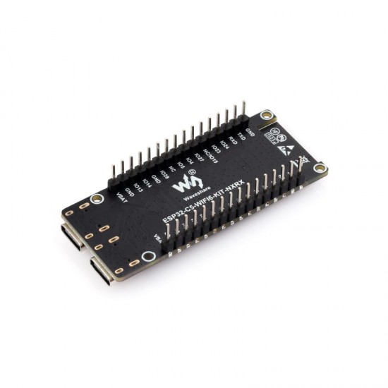 ESP32-C5 Dual-Band Wi-Fi 6 Development Board, 240MHz RISC-V Processor, 4MB PSRAM, ESP32-C5-WROOM-1 Series Module, Multi-Protocol RISC-V MCU - Solder Version ESP32-C5 Dual-Band Wi-Fi 6 Development Board, 240MHz RISC-V Processor, 4MB PSRAM, ESP32-C5-WROOM-1 Series Module, Multi-Protocol RISC-V MCU - Solder Version