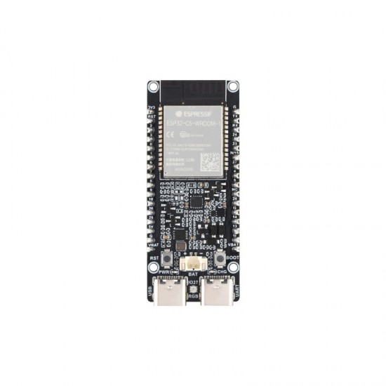 Waveshare ESP32-C5 Dual-Band Wi-Fi 6 Development Board, 240MHz RISC-V Processor, 32MB Flash & 8MB PSRAM, ESP32-C5-WROOM-1 Series Module, Multi-Protocol RISC-V MCU, Built in Antenna (Solder Version) Waveshare ESP32-C5 Dual-Band Wi-Fi 6 Development Board, 240MHz RISC-V Processor, 32MB Flash & 8MB PSRAM, ESP32-C5-WROOM-1 Series Module, Multi-Protocol RISC-V MCU, Built in Antenna (Solder Version)