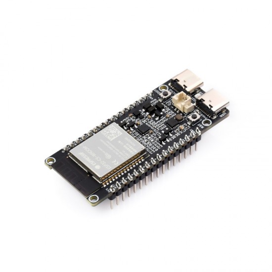 Waveshare ESP32-C5 Dual-Band Wi-Fi 6 Development Board, 240MHz RISC-V Processor, 32MB Flash & 8MB PSRAM, ESP32-C5-WROOM-1 Series Module, Multi-Protocol RISC-V MCU, Built in Antenna (Solder Version) Waveshare ESP32-C5 Dual-Band Wi-Fi 6 Development Board, 240MHz RISC-V Processor, 32MB Flash & 8MB PSRAM, ESP32-C5-WROOM-1 Series Module, Multi-Protocol RISC-V MCU, Built in Antenna (Solder Version)