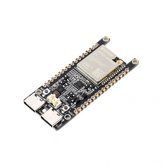 Waveshare ESP32-C5 Dual-Band Wi-Fi 6 Development Board, 240MHz RISC-V Processor, 32MB Flash & 8MB PSRAM, ESP32-C5-WROOM-1 Series Module, Multi-Protocol RISC-V MCU, With External Dual-band Wi-Fi Antenna (Unsolder Version)
