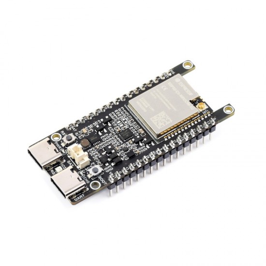 Waveshare ESP32-C5 Dual-Band Wi-Fi 6 Development Board, 240MHz RISC-V Processor, 32MB Flash & 8MB PSRAM, ESP32-C5-WROOM-1 Series Module, Multi-Protocol RISC-V MCU, With External Dual-band Wi-Fi Antenna (Solder Version)