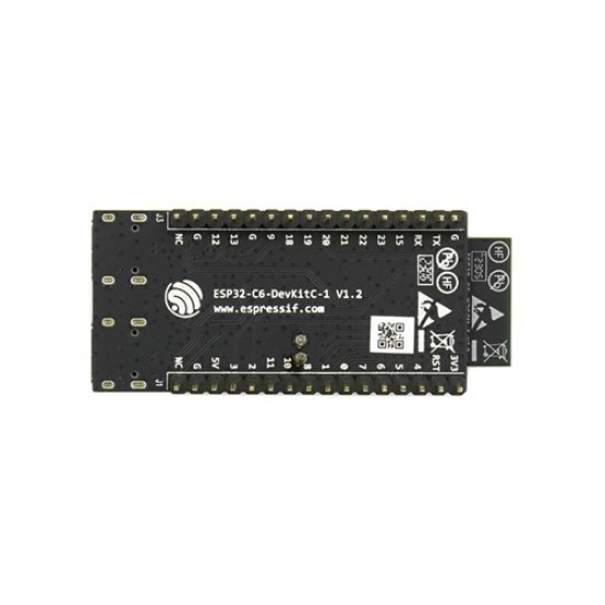 DF ROBOT ESP32-C6-DevKitC-1-N8 Development Board 8MB Flash (Wi-Fi 6, Zigbee & Thread) (MPN: DFR1054) DF ROBOT ESP32-C6-DevKitC-1-N8 Development Board 8MB Flash (Wi-Fi 6, Zigbee & Thread) (MPN: DFR1054)