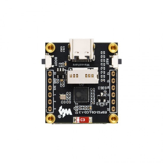 ESP32-C6 1.3inch LCD Display Development Board, 240 × 240 Pixels, 262K Color, Supports Wi-Fi 6 And BLE 5 - Unsolder Version