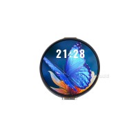 Waveshare ESP32-C6 1.32inch AMOLED Round Touch Display Development Board, 466×466 Pixels, QSPI Interface, Supports Wi-Fi 6 and Bluetooth 5
