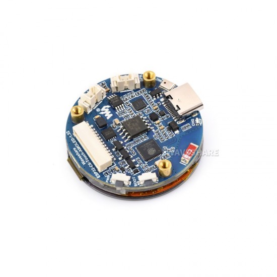 Waveshare ESP32-C6 1.32inch AMOLED Round Touch Display Development Board, 466×466 Pixels, QSPI Interface, Supports Wi-Fi 6 and Bluetooth 5
