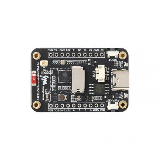 Waveshare ESP32-C6 1.64inch AMOLED Touch Display Development Board, 280 × 456 Resolution, 16.7M Color, QSPI Interface, Supports Wi-Fi 6 And BLE 5 (Unsolder Version) Waveshare ESP32-C6 1.64inch AMOLED Touch Display Development Board, 280 × 456 Resolution, 16.7M Color, QSPI Interface, Supports Wi-Fi 6 And BLE 5 (Unsolder Version)