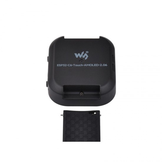 ESP32-C6 2.06inch AMOLED Touch Watch Development Board, 410×502 Pixels, RISC-V 32-bit Processor, Supports WiFi 6 / Bluetooth 5 / Zigbee, ESP32 With Display - With MX1.25 Lithium Battery ESP32-C6 2.06inch AMOLED Touch Watch Development Board, 410×502 Pixels, RISC-V 32-bit Processor, Supports WiFi 6 / Bluetooth 5 / Zigbee, ESP32 With Display - With MX1.25 Lithium Battery