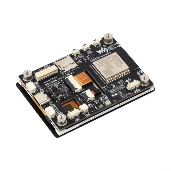 Waveshare ESP32-C6 2.8inch IPS Capacitive Touch Display Development Board, 240 × 320 Resolution, 262K Color, Integrated Wi-Fi 6, Bluetooth 5, And IEEE 802.15.4 (Zigbee 3.0 and Thread) [Battery Not Included]