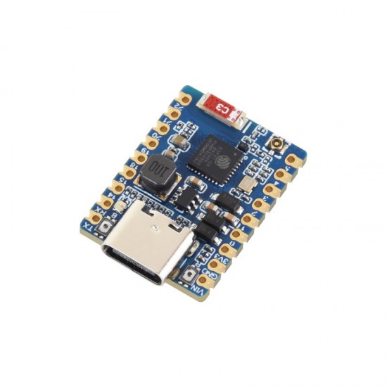 Waveshare ESP32-C6 Mini Wi-Fi 6 Development Board Type B, 5 ~ 36V Wide Voltage Power Supply, Supports Bluetooth 5, IEEE 802.15.4 (Zigbee 3.0 and Thread) - UnSolder Version Waveshare ESP32-C6 Mini Wi-Fi 6 Development Board Type B, 5 ~ 36V Wide Voltage Power Supply, Supports Bluetooth 5, IEEE 802.15.4 (Zigbee 3.0 and Thread) - UnSolder Version