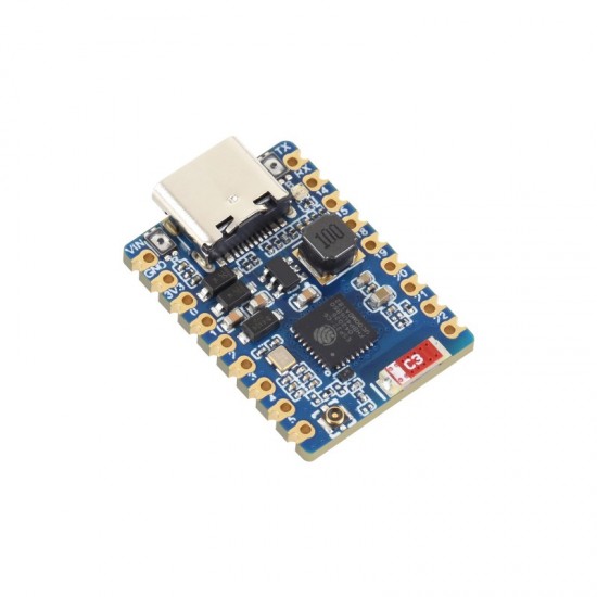 Waveshare ESP32-C6 Mini Wi-Fi 6 Development Board Type B, 5 ~ 36V Wide Voltage Power Supply, Supports Bluetooth 5, IEEE 802.15.4 (Zigbee 3.0 and Thread) - UnSolder Version Waveshare ESP32-C6 Mini Wi-Fi 6 Development Board Type B, 5 ~ 36V Wide Voltage Power Supply, Supports Bluetooth 5, IEEE 802.15.4 (Zigbee 3.0 and Thread) - UnSolder Version