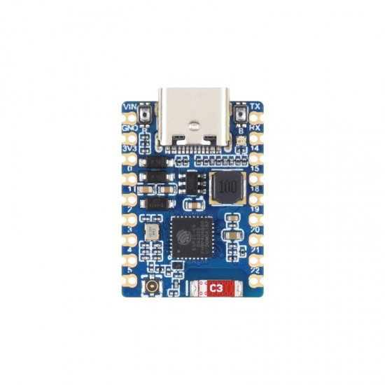 Waveshare ESP32-C6 Mini Wi-Fi 6 Development Board Type B, 5 ~ 36V Wide Voltage Power Supply, Supports Bluetooth 5, IEEE 802.15.4 (Zigbee 3.0 and Thread) - UnSolder Version Waveshare ESP32-C6 Mini Wi-Fi 6 Development Board Type B, 5 ~ 36V Wide Voltage Power Supply, Supports Bluetooth 5, IEEE 802.15.4 (Zigbee 3.0 and Thread) - UnSolder Version