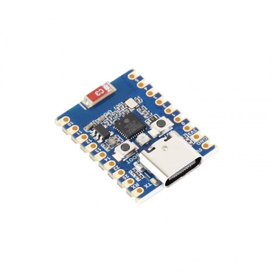 ESP32-H2 Mini Development Board, Onboard ESP32-H2FH4S With 96MHz Processor, Built-in 4MB Flash, Supports BLE / Zigbee / Thread Wireless Communication