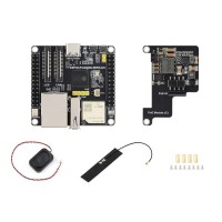 Waveshare ESP32-P4-NANO-WIFI6-DB-KIT-B Development Board, RISC-V Dual-Core 400MHz + Single-Core 40MHz, Dual-Band Wi-Fi 6 and BLE 5 with PoE Module & Accessories