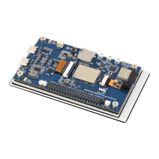 ESP32-P4-WIFI6 4.3inch Development Board, 480 × 800 Resolution, 5-Point Touch, Onboard Audio Codec Chip, Supports Wi-Fi 6 And BLE 5 ESP32-P4-WIFI6 4.3inch Development Board, 480 × 800 Resolution, 5-Point Touch, Onboard Audio Codec Chip, Supports Wi-Fi 6 And BLE 5
