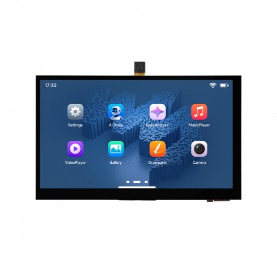 Waveshare ESP32-P4-WIFI6 7inch 5-Point Touch Display Development Board, Based On ESP32-P4 And ESP32-C6, 1024 × 600 Resolution, Supports Wi-Fi 6 / Bluetooth 5 (LE) - With OV5647 Camera
