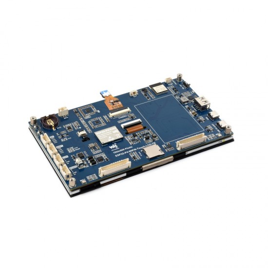 Waveshare ESP32-P4-WIFI6 7inch 5-Point Touch Display Development Board, Based On ESP32-P4 And ESP32-C6, 1024 × 600 Resolution, Supports Wi-Fi 6 / Bluetooth 5 (LE) - With OV5647 Camera