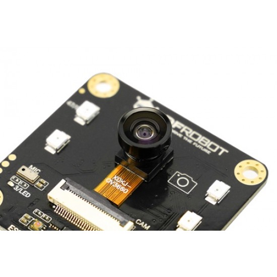 DF ROBOT ESP32-S3 AI Camera Module (Edge Image Recognition, Night Vision, ChatGPT Voice Interaction) 16MB Flash (MPN: DFR1154) DF ROBOT ESP32-S3 AI Camera Module (Edge Image Recognition, Night Vision, ChatGPT Voice Interaction) 16MB Flash (MPN: DFR1154)