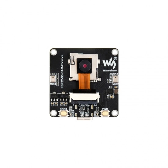 ESP32-S3 AIoT Camera Development Board, Integrated Audio Input And Output Module, Supports Connecting External Display, Image Capture & Recognition And AI Speech Interaction Support (With GC0308 camera) ESP32-S3 AIoT Camera Development Board, Integrated Audio Input And Output Module, Supports Connecting External Display, Image Capture & Recognition And AI Speech Interaction Support (With GC0308 camera)