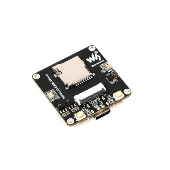 ESP32-S3 AIoT Camera Development Board, Integrated Audio Input And Output Module, Supports Connecting External Display, Image Capture & Recognition And AI Speech Interaction Support (With GC0308 camera) ESP32-S3 AIoT Camera Development Board, Integrated Audio Input And Output Module, Supports Connecting External Display, Image Capture & Recognition And AI Speech Interaction Support (With GC0308 camera)
