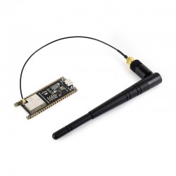 Waveshare ESP32-S3 Microcontroller, 2.4GHz Wi-Fi Development Board, 240MHz Dual Core Processor, 16MB Flash and 8MB PSRAM, ESP32-S3-DEV-KIT-N16R8-U, With External Antenna (Unsolder Version)
