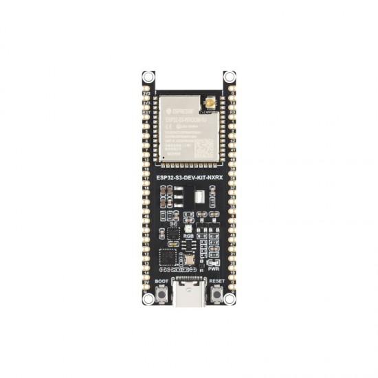 Waveshare ESP32-S3 Microcontroller, 2.4GHz Wi-Fi Development Board, 240MHz Dual Core Processor, 16MB Flash and 8MB PSRAM, ESP32-S3-DEV-KIT-N16R8-U, With External Antenna (Unsolder Version)
