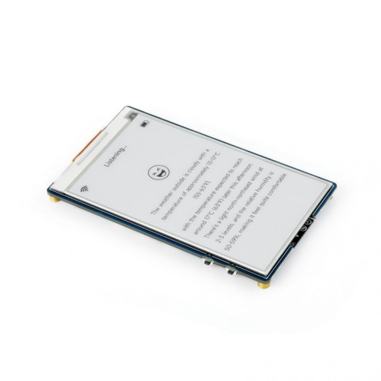 Waveshare ESP32-S3 3.97inch e-Paper Development Board, 800 × 480 Resolution, Supports Wi-Fi / BLE 5, And AI Voice Interaction, Onboard Microphone [Battery Not Included]