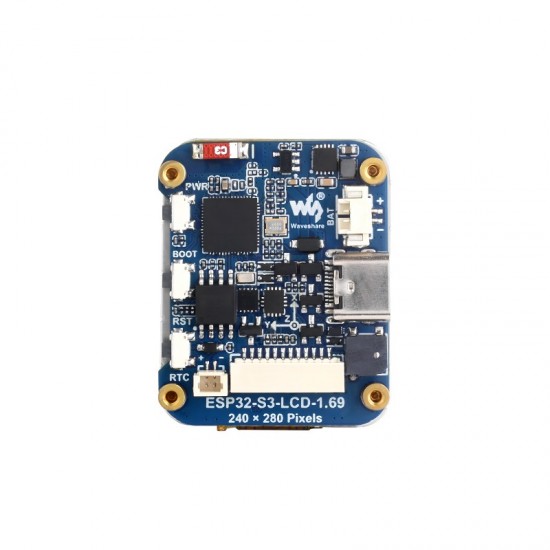 ESP32-S3 1.69inch Display Development Board, 240MHz Dual-Core Processor, 240×280 Pixels, Supports WiFi/Bluetooth, Micro LCD Display With ESP32-S3