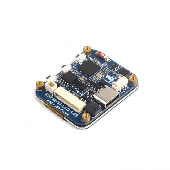 ESP32-S3 1.69inch Display Development Board, 240MHz Dual-Core Processor, 240×280 Pixels, Supports WiFi/Bluetooth, Micro LCD Display With ESP32-S3