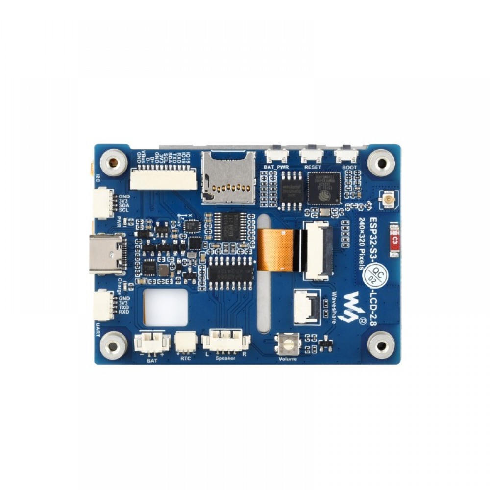 Pack 3 Cartes ESP32-S3 Mini Waveshare - Double Cœur 240MHz, Wi-Fi/Bluetooth 5, 4MB Flash - Parfait Pour DIY Et Projets Électroniques