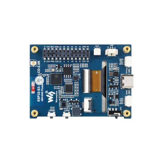 ESP32-S3 2.8inch (No Touch) Display Development Board Type B, 480×640, IPS, 32-bit LX7 Dual-core Processor, Supports WiFi & Bluetooth, ESP32 With Display