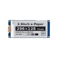Waveshare ESP32-S3 LR1121 LF Version 2.9inch E-Paper Display Development Board, 410 ~ 510MHz Frequency Band, 32-bit LX7 Dual-Core Processor, Low-Power Design, Supports 2.4GHz Wi-Fi, Bluetooth 5 (LE) And LoRa Wireless Communication
