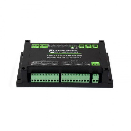 Industrial ESP32-S3 Control Board With 8-Channel Digital Input & Output, Built-in Xtensa 32-bit LX7 Dual-core Processor, Up To 240MHz, With Multiple Isolation Protection Circuits Industrial ESP32-S3 Control Board With 8-Channel Digital Input & Output, Built-in Xtensa 32-bit LX7 Dual-core Processor, Up To 240MHz, With Multiple Isolation Protection Circuits