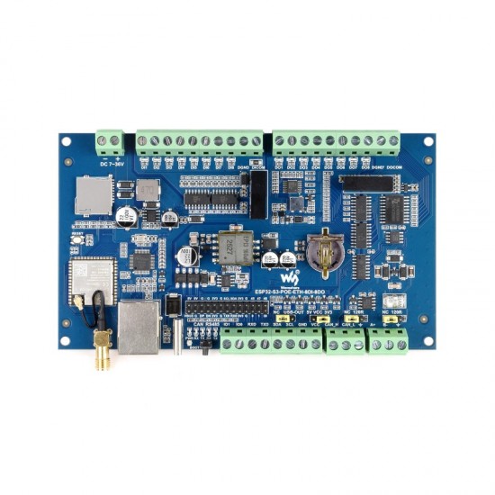 Industrial ESP32-S3 Control Board With 8-Channel Digital Input & Output, Built-in Xtensa 32-bit LX7 Dual-core Processor, Up To 240MHz, With Multiple Isolation Protection Circuits Industrial ESP32-S3 Control Board With 8-Channel Digital Input & Output, Built-in Xtensa 32-bit LX7 Dual-core Processor, Up To 240MHz, With Multiple Isolation Protection Circuits