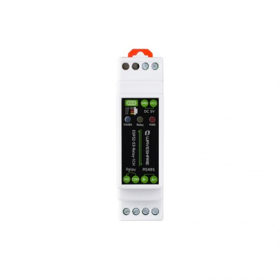 Industrial 1-Channel ESP32-S3 WiFi Relay Module, Supports WiFi / Bluetooth / RS485 Control, With Multiple Isolation Protection Circuits, Rail-Mount Case Industrial 1-Channel ESP32-S3 WiFi Relay Module, Supports WiFi / Bluetooth / RS485 Control, With Multiple Isolation Protection Circuits, Rail-Mount Case
