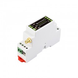 Waveshare Industrial 1-Channel ESP32-S3 WiFi Relay Module, Supports WiFi / Bluetooth / RS485 Control, With Multiple Isolation Protection Circuits, Rail-Mount Case, External Antenna Interface