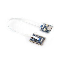 ESP32-S3 Tiny Development Board Kit, Based on ESP32-S3-PICO-1-N8R8 Dual-Core Processor, 240MHz Running Frequency, 8MB Flash & 8MB PSRAM, With Adapter Board & FPC Cable