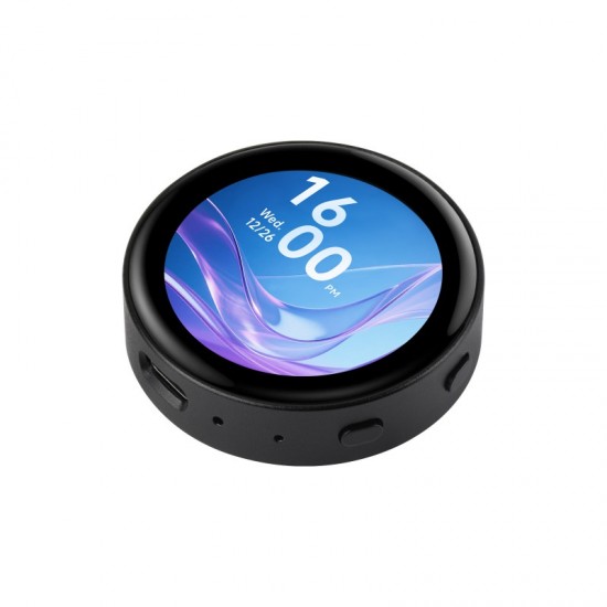 Waveshare ESP32-S3 1.43inch AMOLED Round Touch Display Development Board, 466 × 466 Resolution, Supports AI Speech Interaction And Online LLM Platforms, Dual-core Processor And 240MHz Frequency [Battery Not Included]