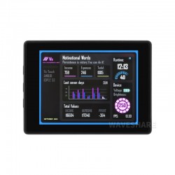 ESP32-S3 2.41inch AMOLED Touch Display Development Board, 600×450, 32-bit LX7 Dual-core Processor, Onboard Accelerometer And Gyroscope Sensor - With Enclosure