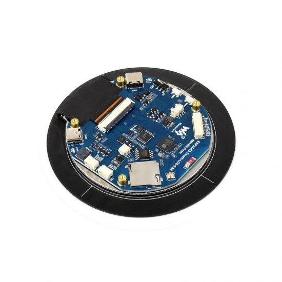 ESP32-S3 2.8inch Capacitive Touch Round Display Development Board, 480×480, 32-bit LX7 Dual-core Processor, Supports WiFi & Bluetooth