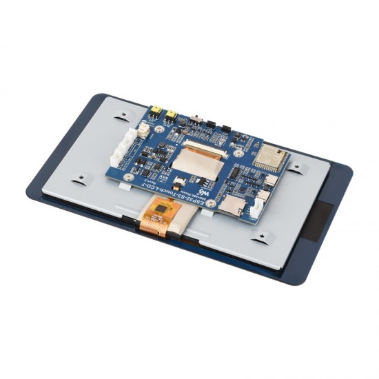 Waveshare ESP32-S3 7inch Capacitive Touch Display Development Board, 800×480, Options For Touch Function, 32-bit LX7 Dual-core Processor, Up to 240MHz Frequency, Supports Wi-Fi & Bluetooth, With External Antenna Interface