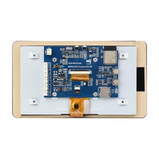 ESP32-S3 7inch No-Touch Display Development Board Type (B), 1024×600, 32-bit LX7 Dual-core Processor, Up to 240MHz Frequency, Supports WiFi & Bluetooth