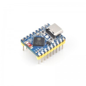 Waveshare ESP32-S3 Mini Development Board, ESP32-S3FH4R2 Dual-Core Processor, 240MHz Running Frequency, 2.4GHz Wi-Fi & Bluetooth 5 - Solder Version
