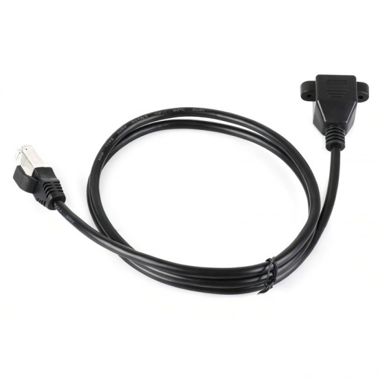 RJ45 Male to Female Screw Panel Mount Ethernet LAN Network Extension Cable - 1.5 Meter Cable Length RJ45 Male to Female Screw Panel Mount Ethernet LAN Network Extension Cable - 1.5 Meter Cable Length