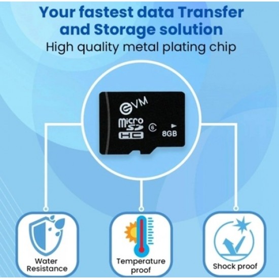 EVM 8GB Class 10 Micro SD Card