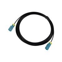Fakra Z-Coded Dual Female Waterproof Coaxial Cable, RG174 Coaxial Cable, 5m Length, Compatible With GMSL1/2 Cameras