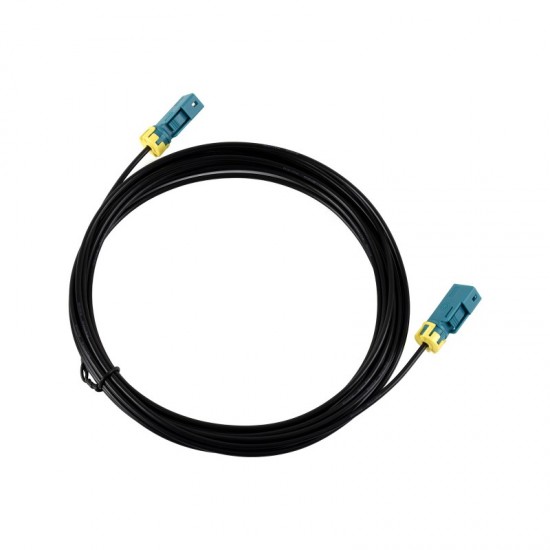 Fakra Z-Coded Dual Female Waterproof Coaxial Cable, RG174 Coaxial Cable, 5m Length, Compatible With GMSL1/2 Cameras
