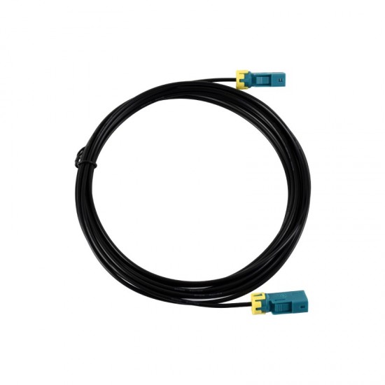 Fakra Z-Coded Dual Female Waterproof Coaxial Cable, RG174 Coaxial Cable, 5m Length, Compatible With GMSL1/2 Cameras